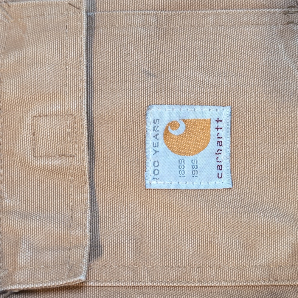 Vint. '89 Carhartt 100 Year Anniv. CO196 Collared Duck Coat mens XLT (44 Chest) - Picture 4 of 11